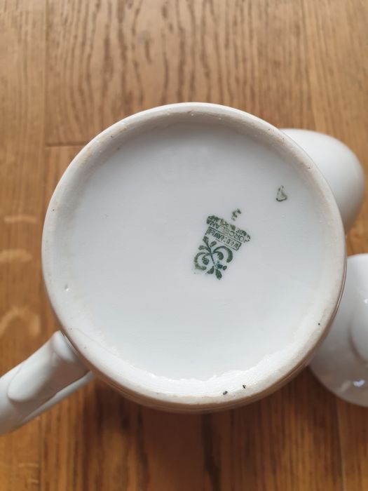 Dzbanek porcelanowy Włocławek z II połowy XX wieku
