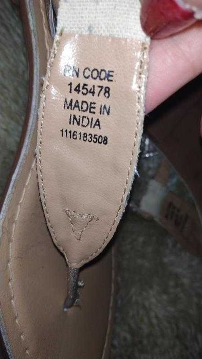 Primark босоніжки шкіряні устілки