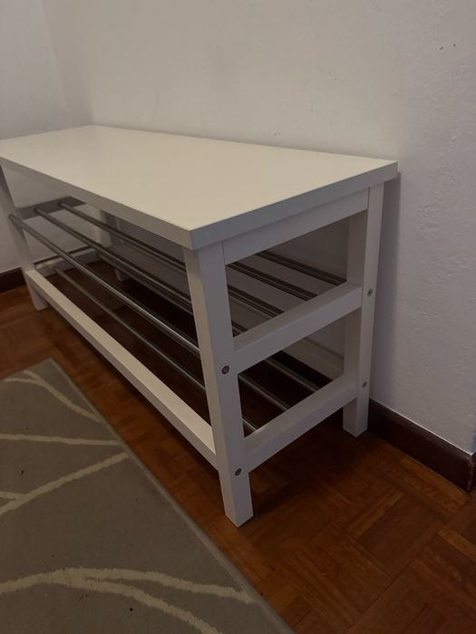 Conjunto de entrada, sapatos, cabides