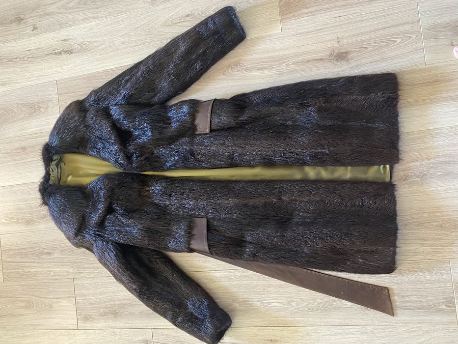 Шуба из меха нутрии