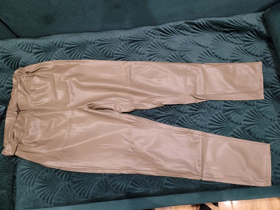 Spodnie damskie skajki XL zielone nowe