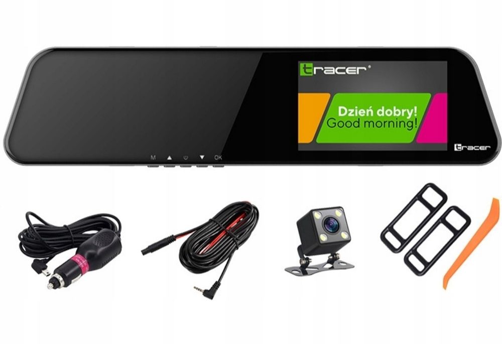 Kamera samochodowa Tracer 4.0D FHD MENSA przód i tył