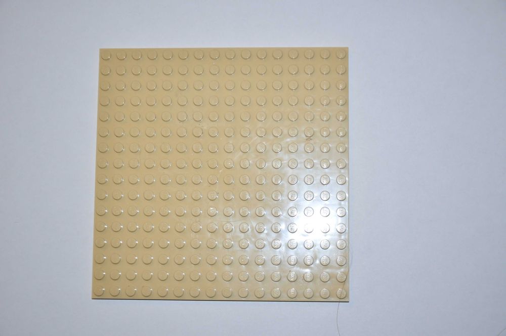 D0457. LEGO - Plate 16x16 Tan, 1 szt.