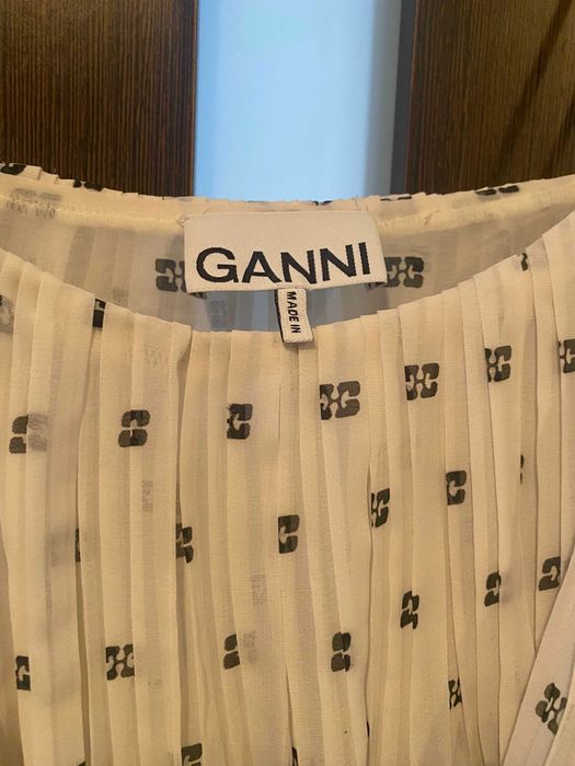 Плисированное платье бренда GANNI, Дания, размер XS-S, оригинал