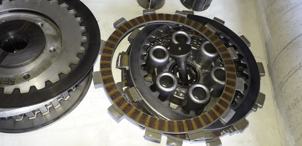 Yamaha r6 rj03 sprzeglo kosz komplet