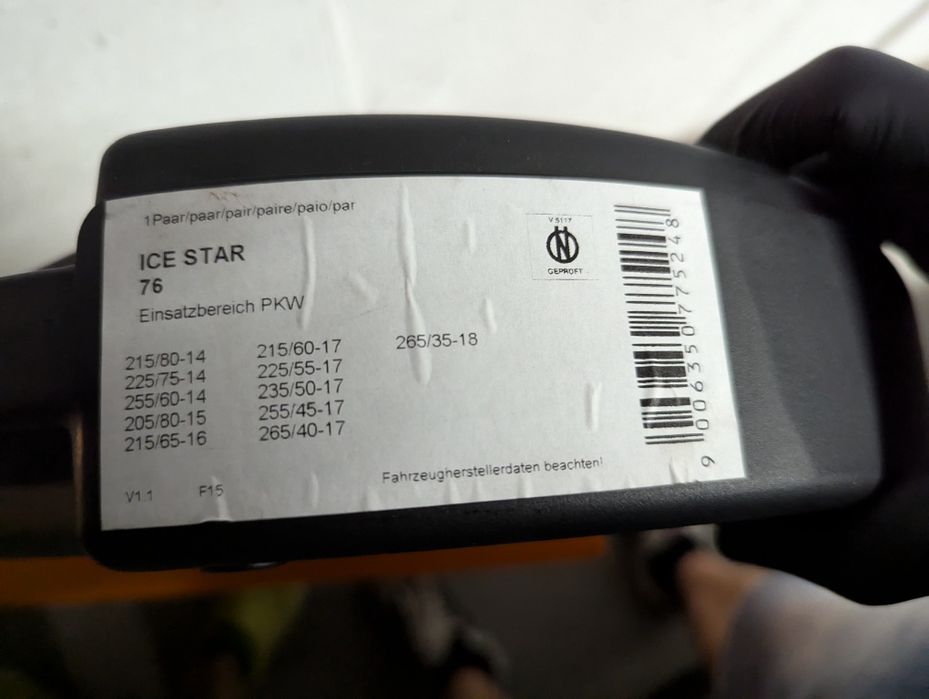 Łańcuchy zimowe na koła Pewag Ice Star 76 9mm