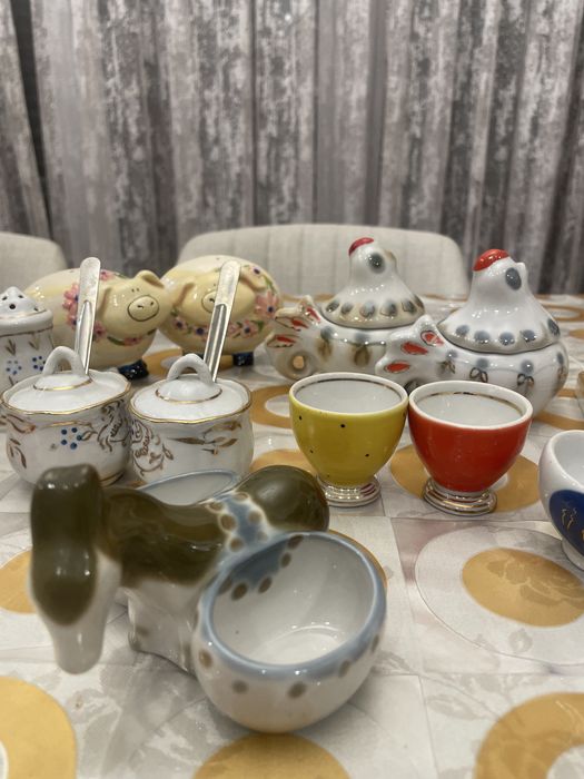 Спецовники ,соусницы,горчичница Курочка ,Петушок