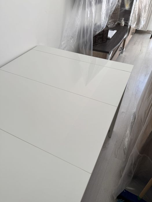 Sprzedam stół biały lakierowany 120-190 x 80 cm