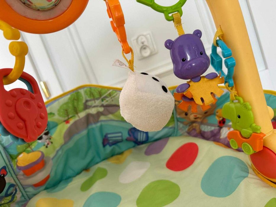 Fisher-Price, Wesoły samochodzik 3w1, mata edukacyjna