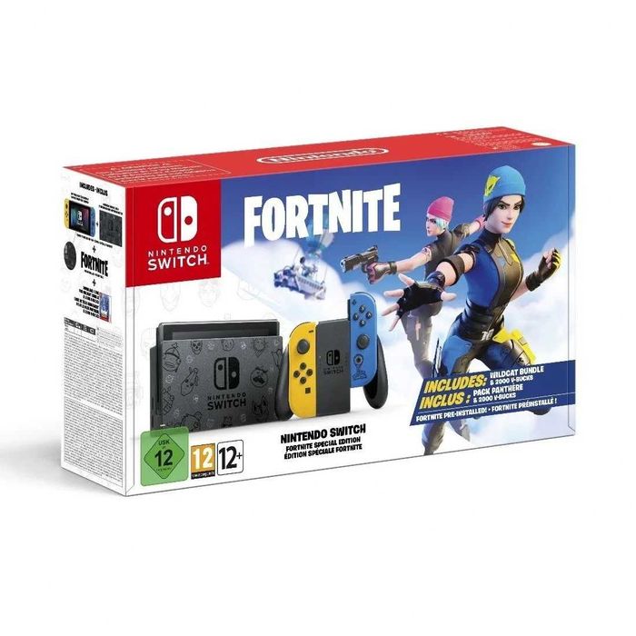 Nintendo Switch V2 Fortnite Edition - NO CODE | Box Only, Console Not Included64738814106499124