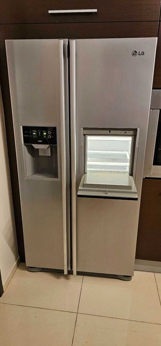 Lodówka LG Side by Side, Kostkarka, Zimna Woda