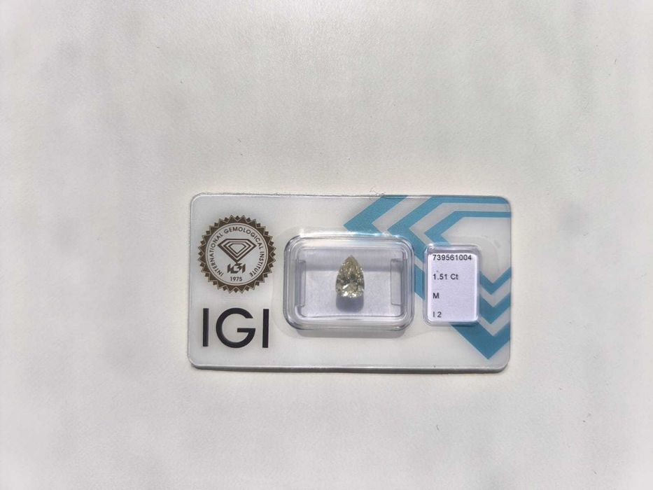 2 Diamantes Naturais Certificados IGI | 1,51ct + 0,34ct | Selados