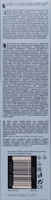 Golarka Braun series 6  Nowa