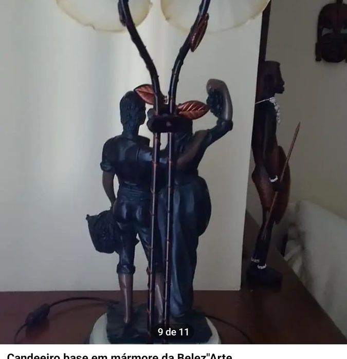 Candeeiro de mesa da Bronze Arte
