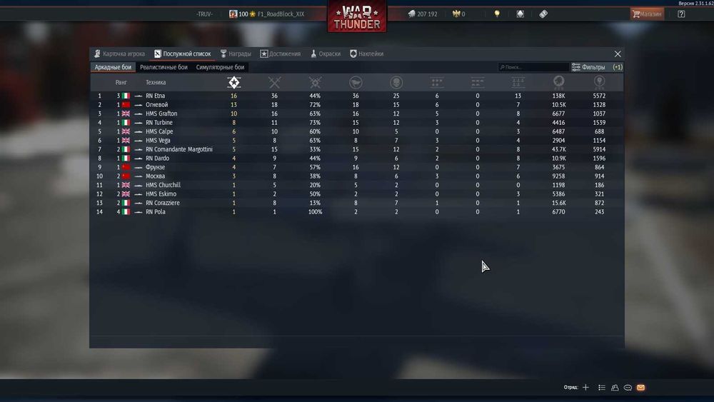 War Thunder аккаунт