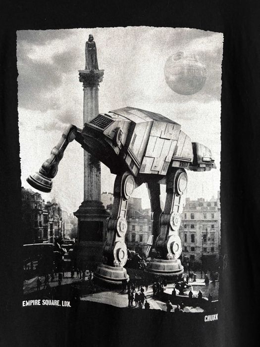 Tshirt Star Wars black L unikat.