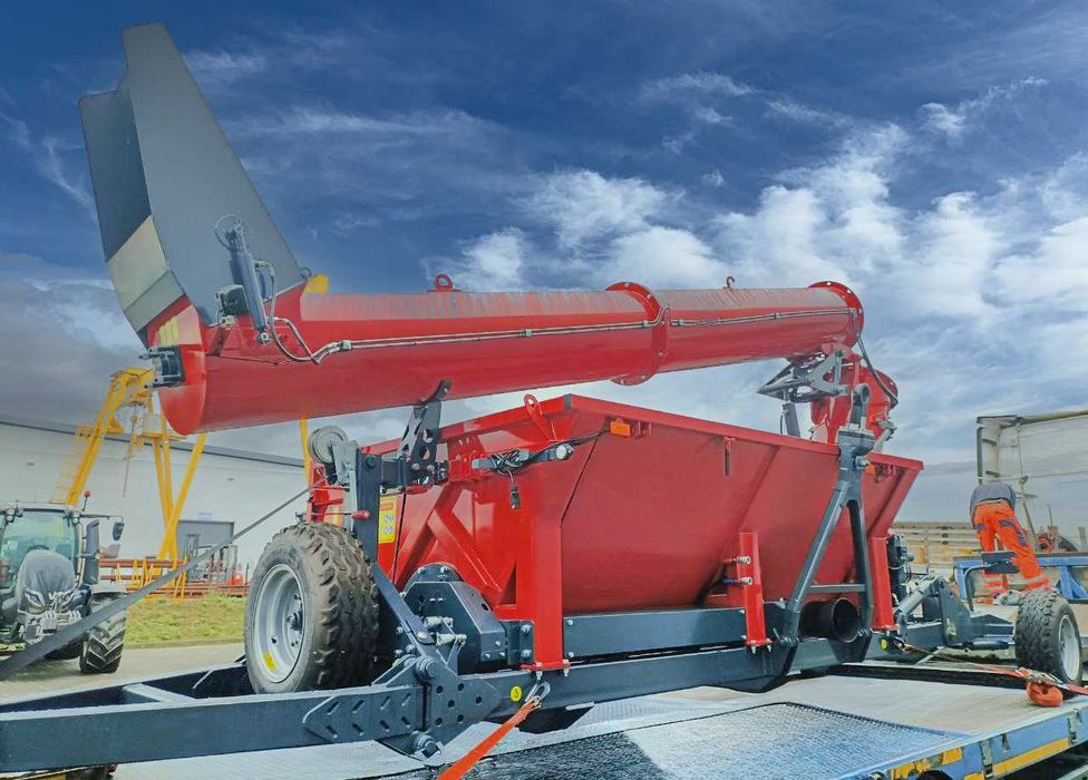 Kosz przyjęciowy kontener KOBZARENKO BNP-3 Przeładunek zboża 250t/h