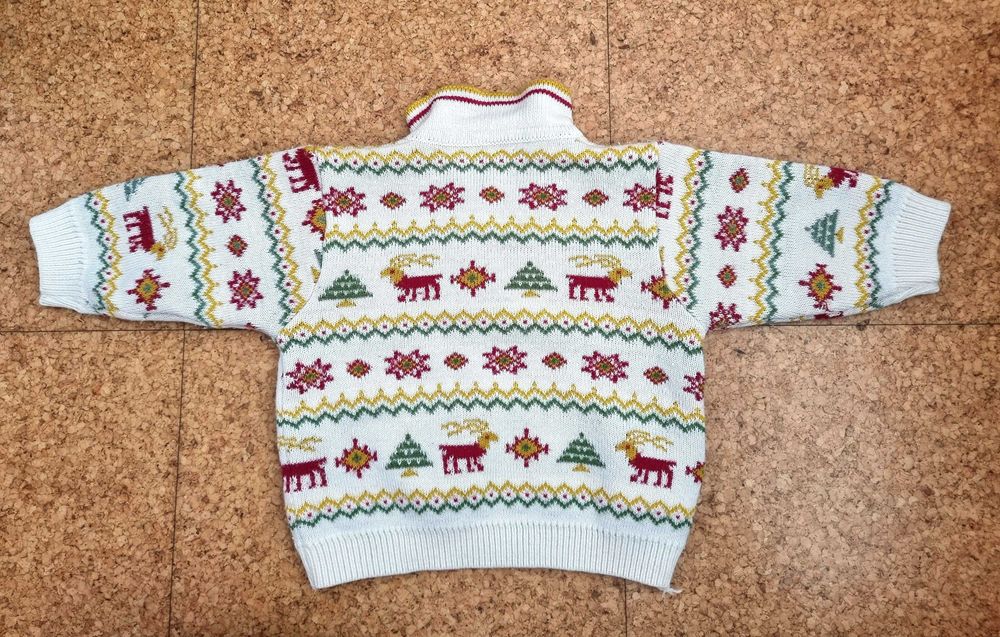 Camisola com padrão natalício Prénatal, 6 meses