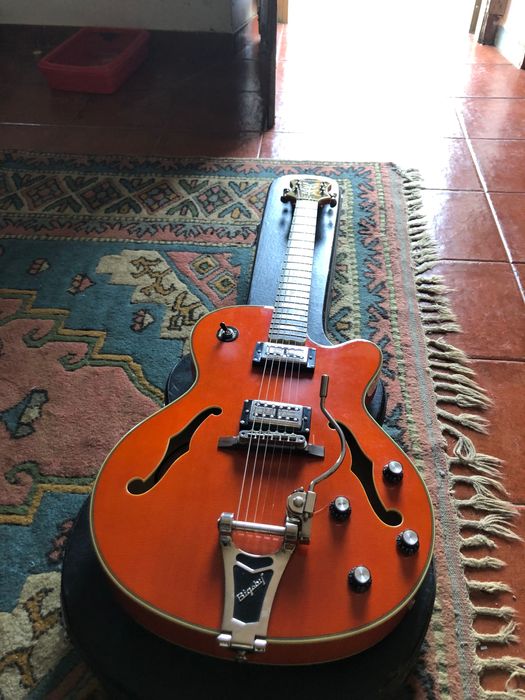 Epiphone Emperor Swingster Orange Sunrise (redução de 100 euros)