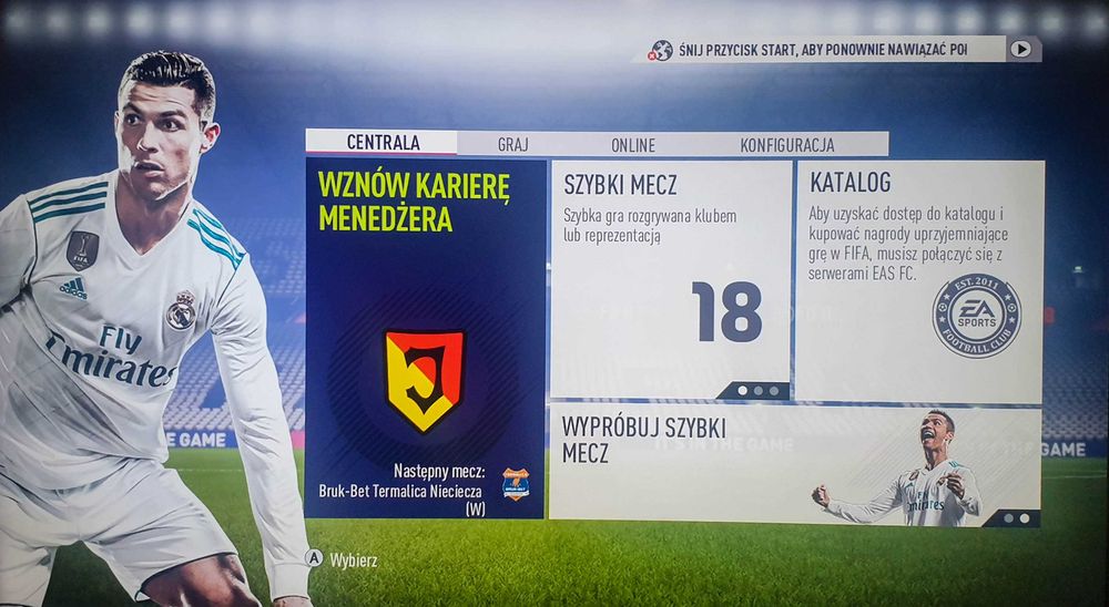 GRA Fifa 18 PS3 Gra po POLSKU wydanie PL