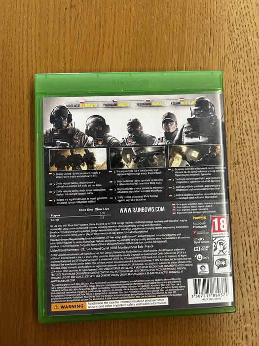 Rainbow Six Siege Xbox One
