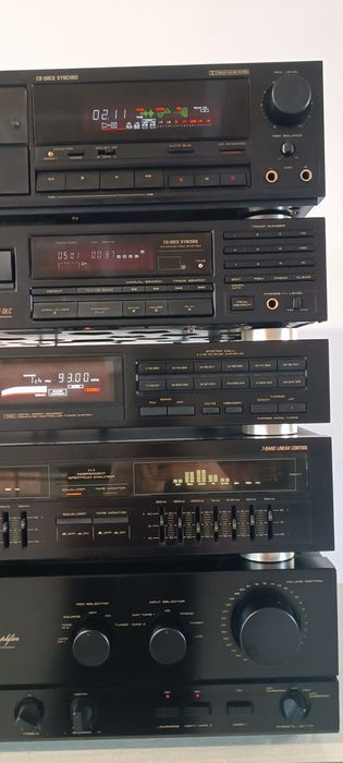 Wieża Pioneer, Technics, Vintage, Diora,