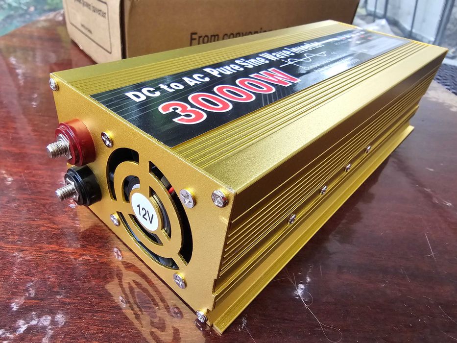 Інвертор (перетворювач напруги) 12в-220в чистий синус 3000W