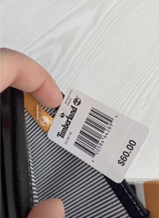 Оригінальний шкіряний гаманець Timberland | Портмоне натуральна шкіра