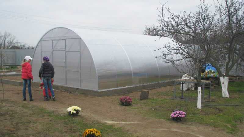 Duży tunel gospodarczy 5*12 pokryty poliwęglanem 3 mm MOCNY STELAŻ