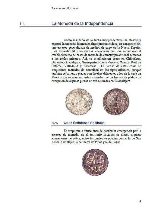 México - - - História da Moeda Mexicana - - - - - Livro de Moedas