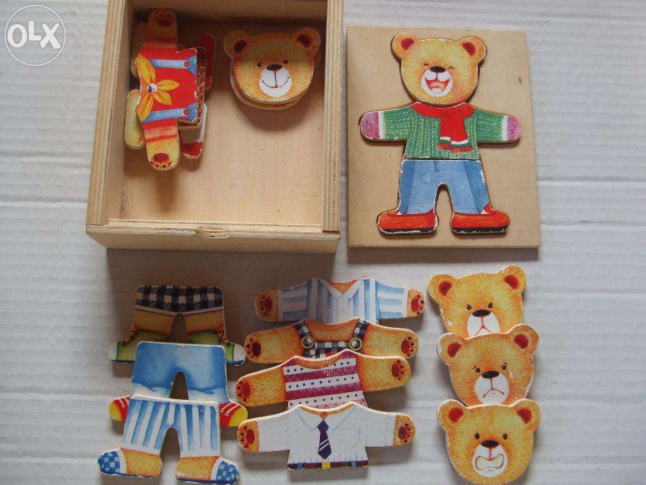Puzzle - Vestir os Ursinhos