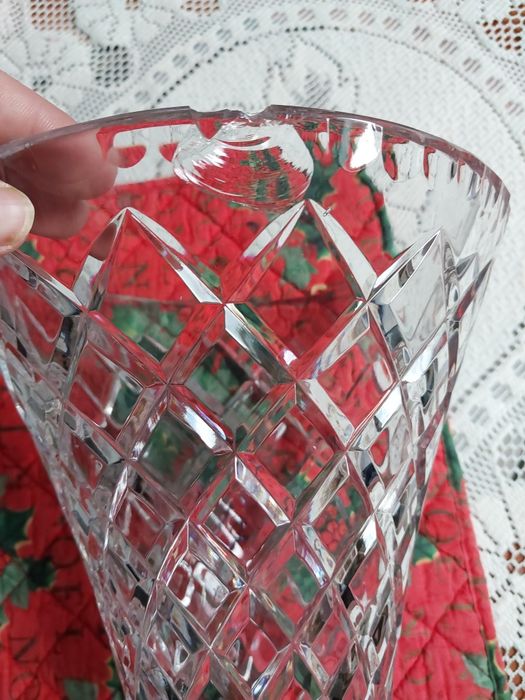 Krysztaly wazony PRL