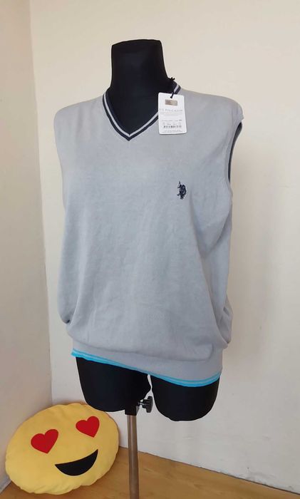 Ralph Lauren roz XXL NOWY męski kardigan, kamizelka