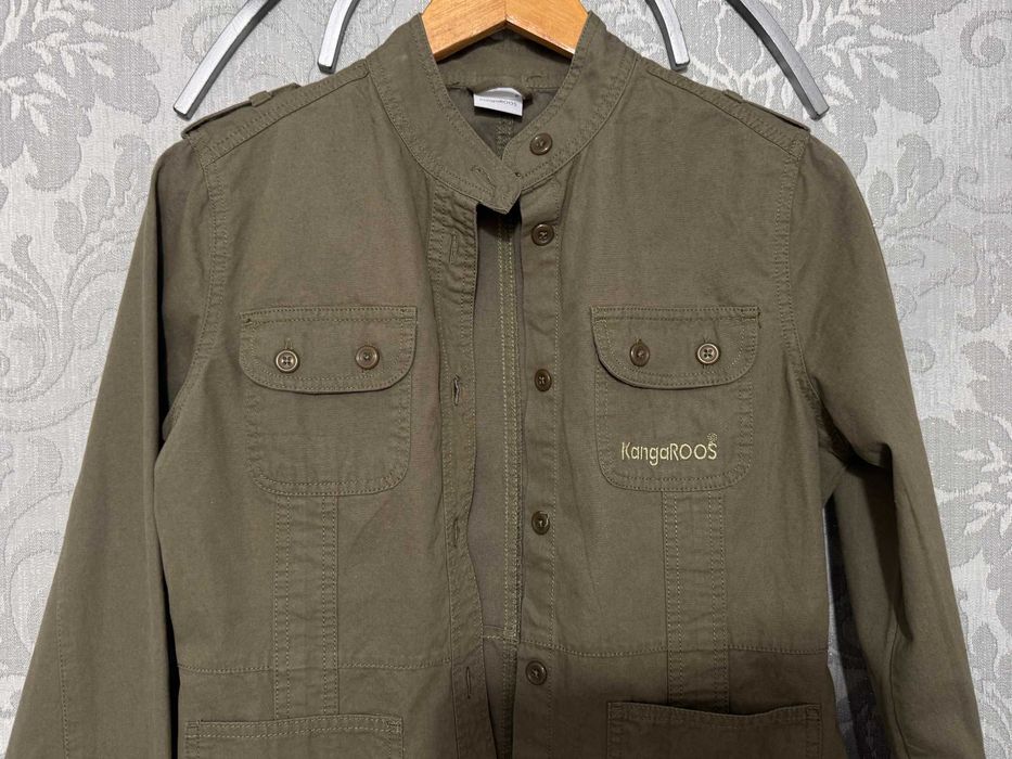 Kangaroos Lekka kurtka młodzieżowa 176/ 16 lat militarna khaki