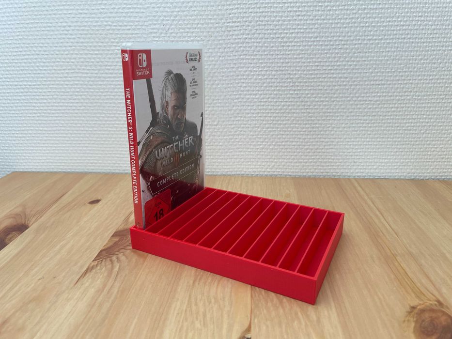 Podstawka stojak na gry Nintendo Switch czerwona