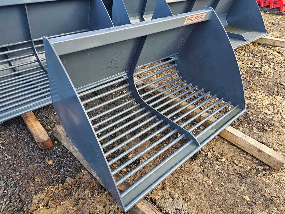 Łyżka ażurowa przesiewowa do tura do ziemniaków kamieni buraków DOWÓZ