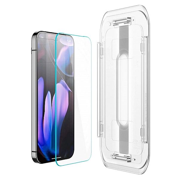 Szkło hartowane Spigen Glas.tR EZ Fit z aplikatorem na Google Pixel 9