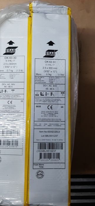 Elektrody Esab 63.30