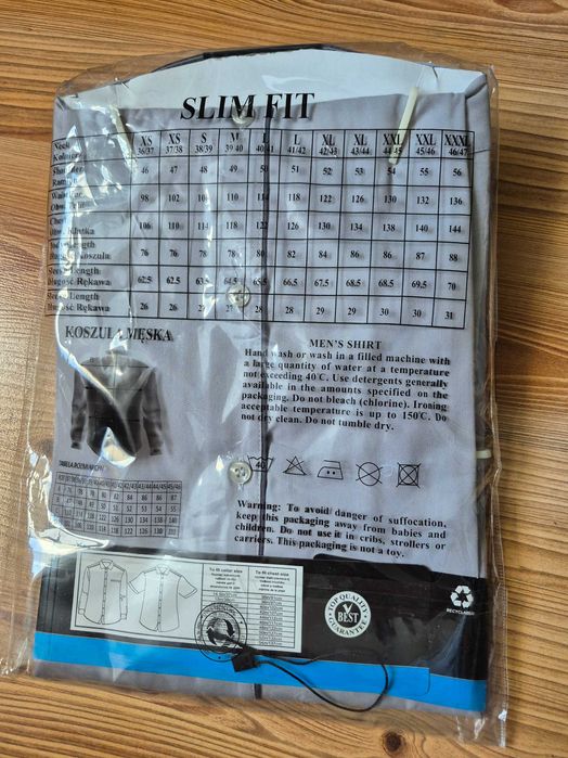 Koszula męska krótki rękaw