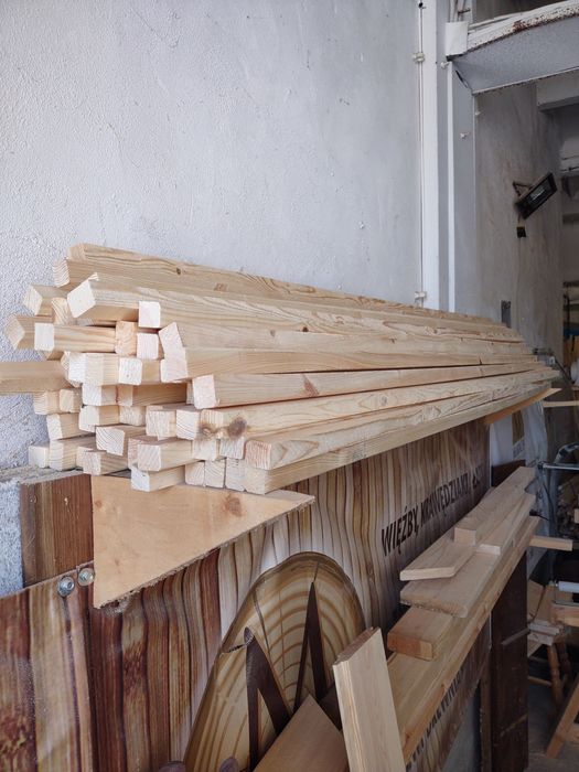 Listwy listewki sosnowe