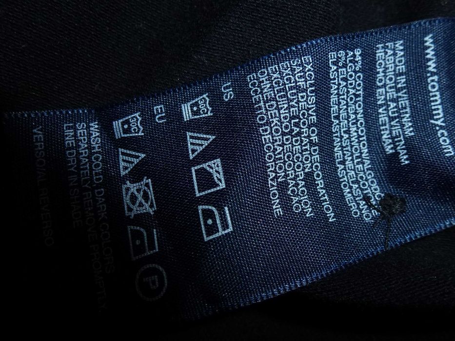 TOMMY HILFIGER koszulka oryginalna  polo czarne damskie S