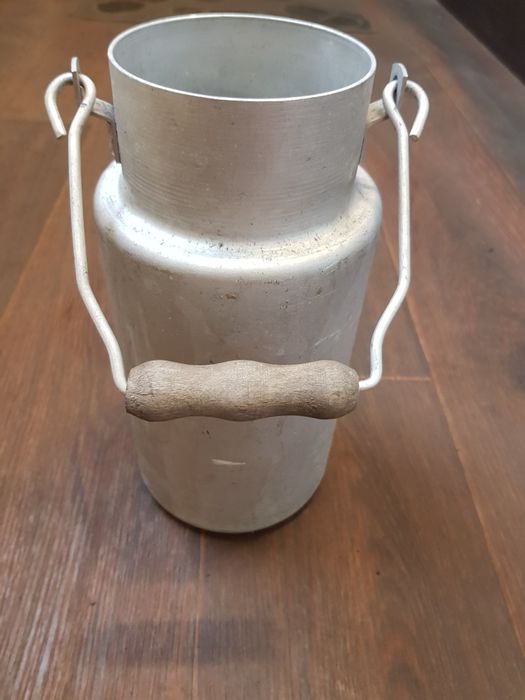 Bańka na mleko aluminium PRL