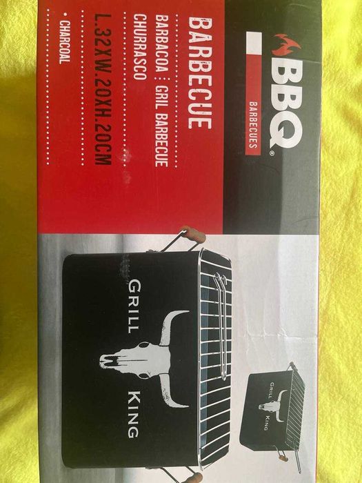 Портативний вугільний гриль барбекю ProGarden Grill King. Новий