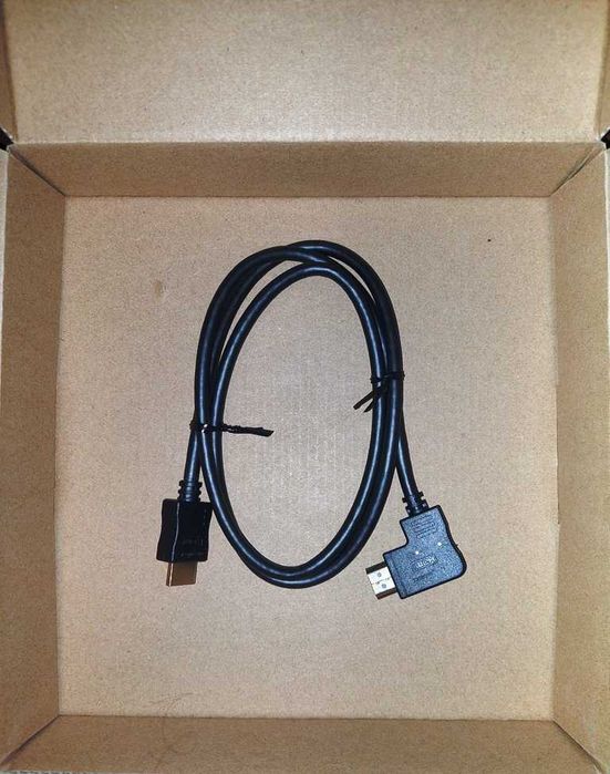 Kabel przewód HDMI, 4K, 90 cm, kąt 270 °, wysoka prędkość 1,4b