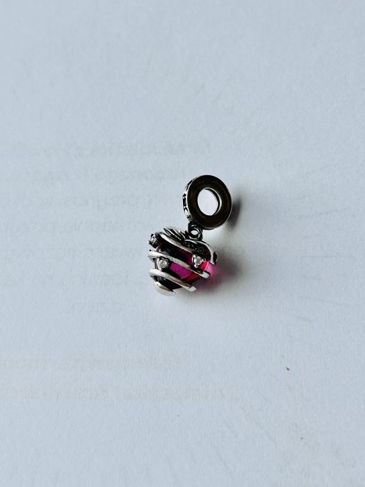 Srebrna zawieszka serce srebro Charms na bransoletke zawieszka wisior