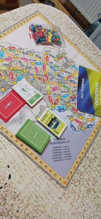 Настільна гра "Подорож Україною"