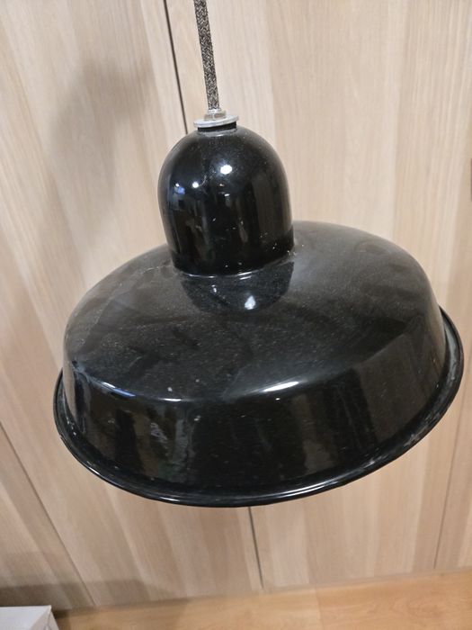 Candeeiro vintage em esmalte