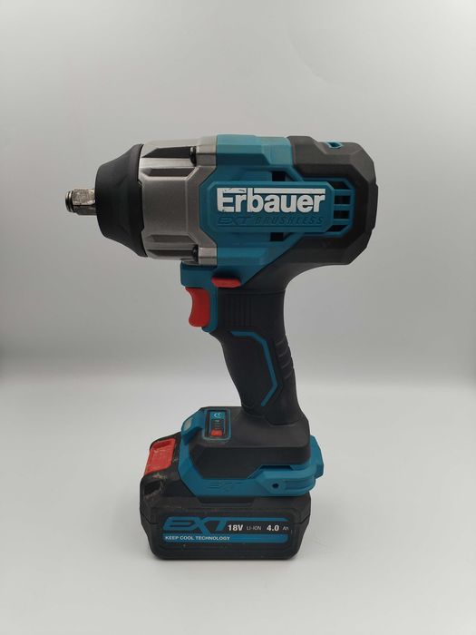 Klucz udarowy akumulatorowy Erbauer ERI1097IPD G2/ Aku 4 Ah | PLUS LOMBARD Kłodzko