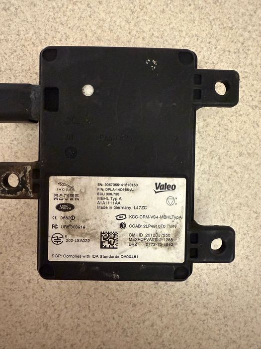 Датчик сліпої зони, кріплення датчика Land Rover Range Rover L405