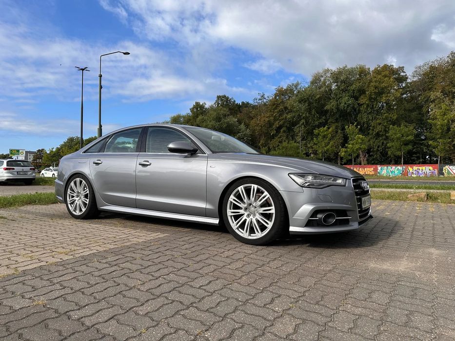 Audi A6 Limousine Audi A6 C7 2.0 TDI S-line Quattro S-tronic sedan polski salon